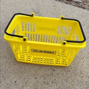 Mini Dollar General Shopping Basket